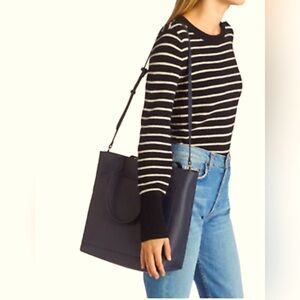 MADEWELL The Zip-Top Medium Transport Leather Tote NEW